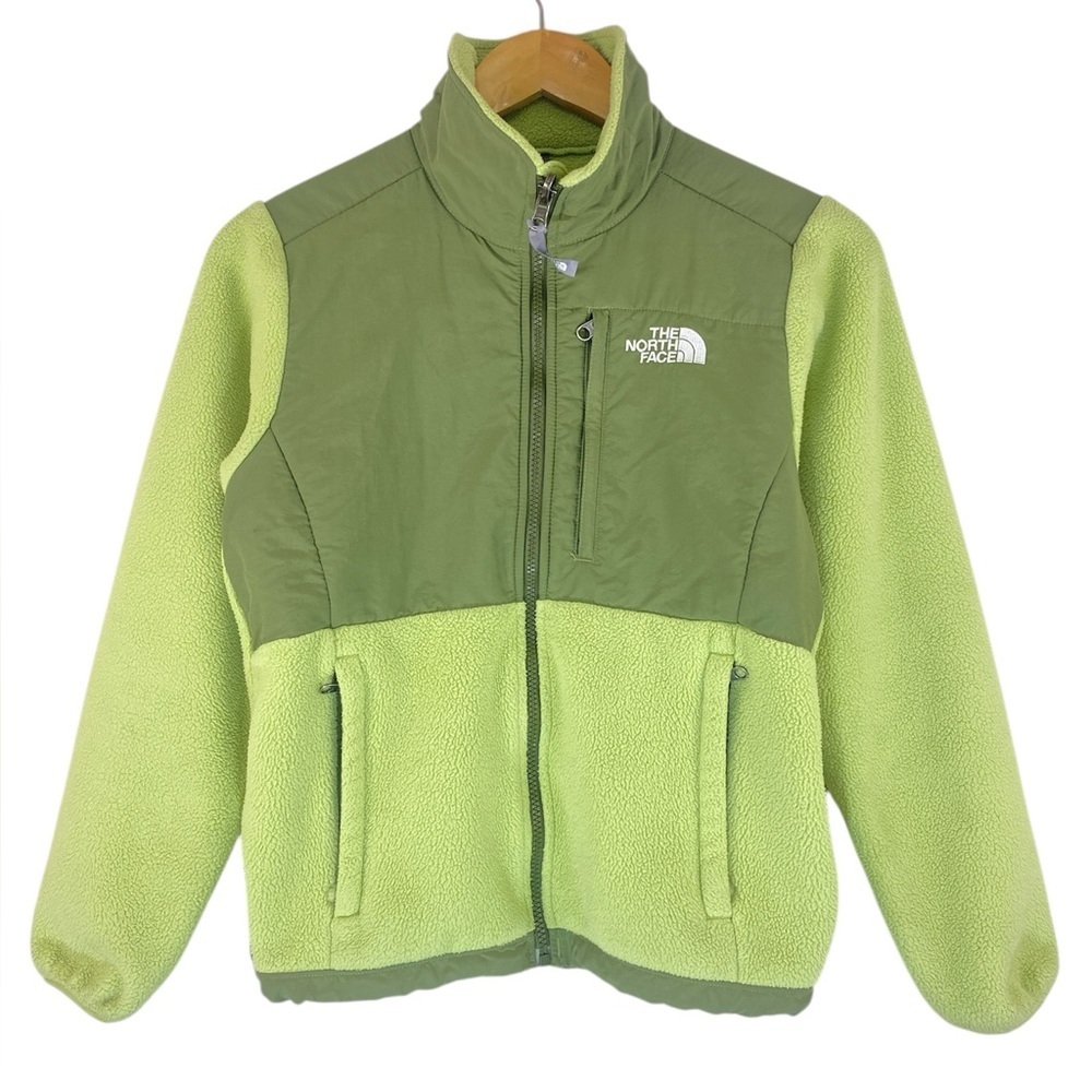 The North Face womens denali green full zip fleece jacket women’s size XS